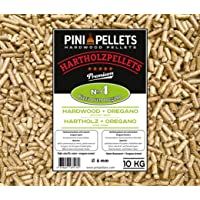 PINI Pellets de Madera Dura № 4 BBQ Horno de Pizza Orégano 10 Kg para hornos de Pizza con pellets